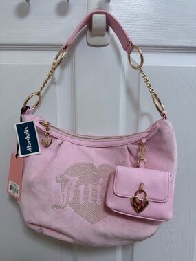 NWT Queen Couture Hobo in Light Pink